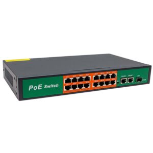 10/100/1000 MBPS 16+3+SFP 16 PORT POE ETHERNET GIGABIT SWITCH