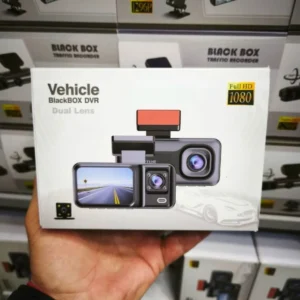 3 LENS'Lİ WİFİ ÖZELLİKLİ 2 İNÇ 1080p Araç içi 3 Kameralı Lcd Ekranlı Gece Görüşlü Araç İçi Kamera