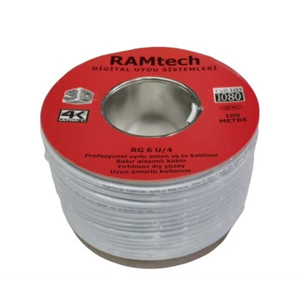 RAMtech RG-6/U UYDU ANTEN KABLOSU 100 METRE 48 tel